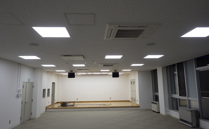 仙台市新田コミュニティ・センター大規模改修及び二階大広間拡張電気設備工事